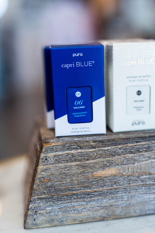 CAPRI BLUE VOLCANO Fragrance Car Diffuser & Refill Pack