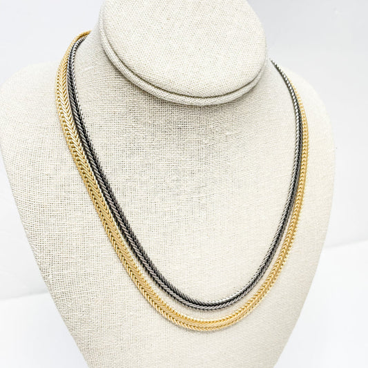 DOUBLE FLAT WOVEN CHAIN