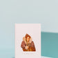 you rule greeting card with illustrated queen