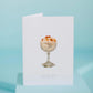 special treat greeting card with illustrated ice cream sundae